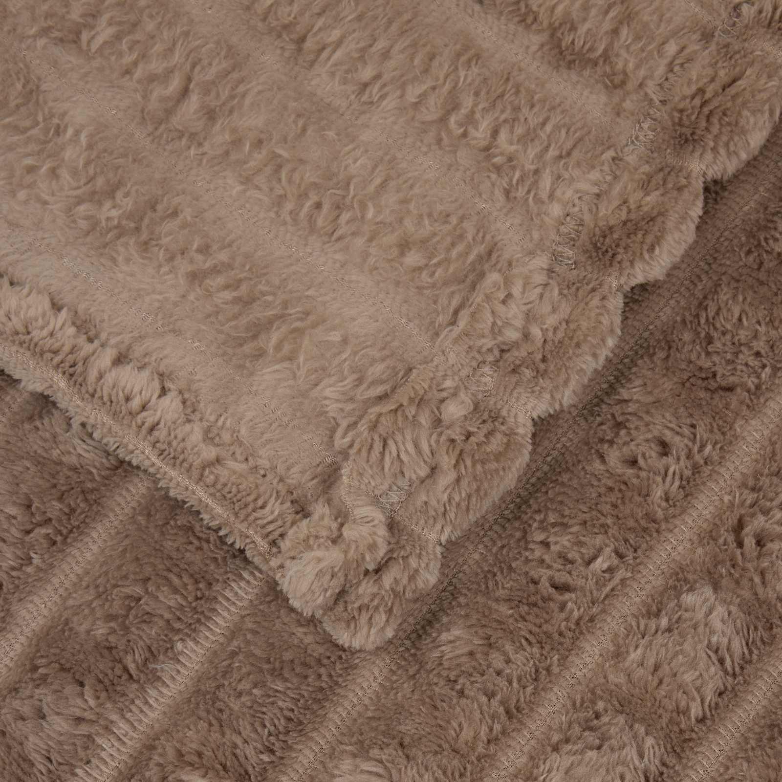 Wohndecken 6 Stk. Kamel 240 x 220 cm 8.63 kg Fleece