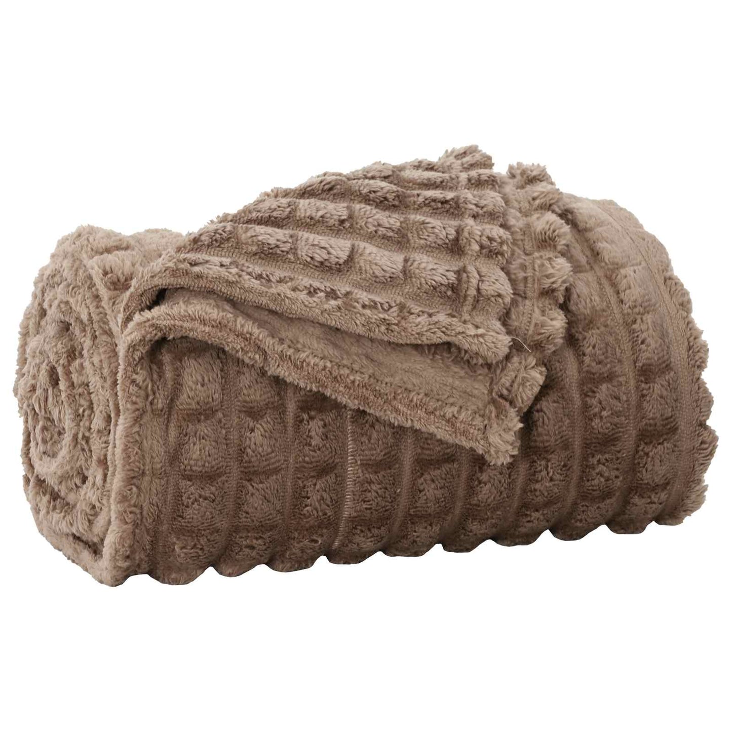 Wohndecken 6 stk. Kamel 240 x 220 cm 8.63 kg Fleece