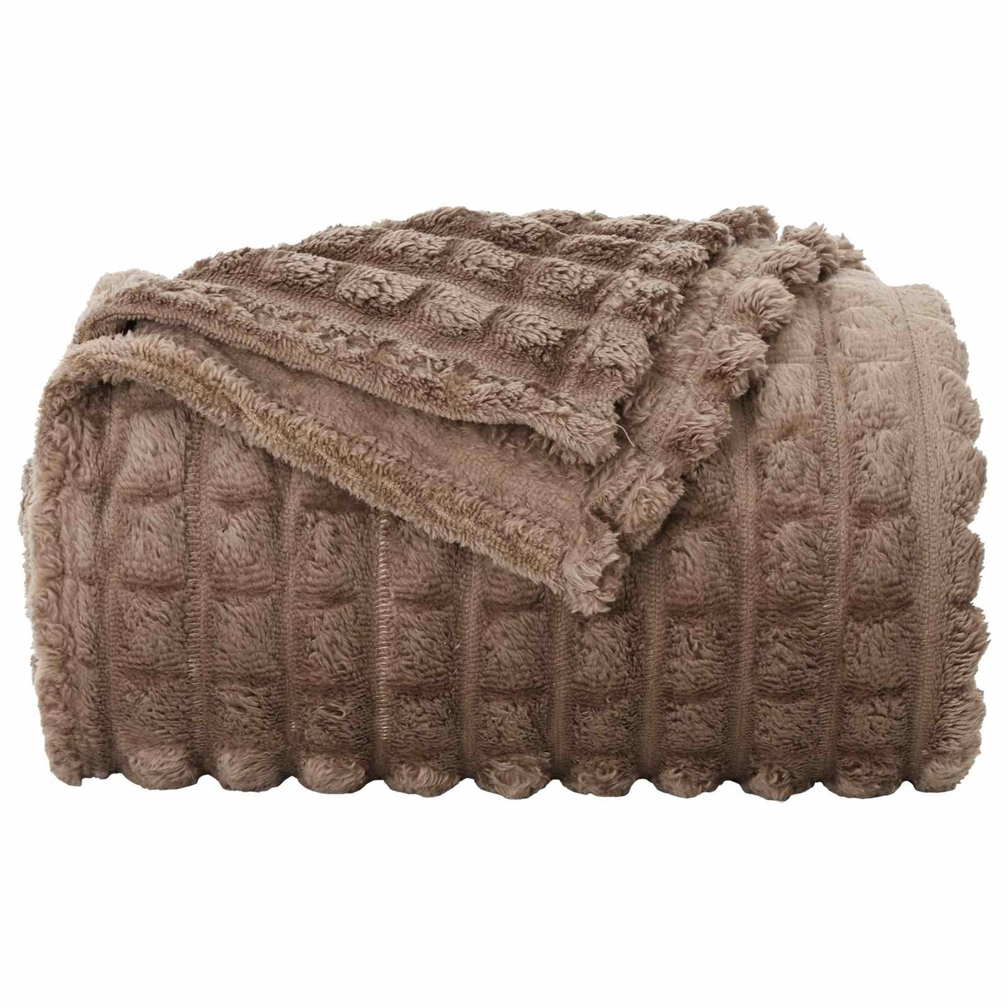 Wohndecken 6 stk. Kamel 240 x 220 cm 8.63 kg Fleece