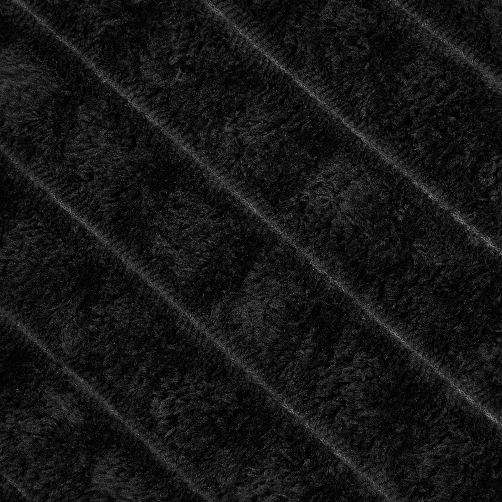 Wohndecken 6 stk. Schwarz 240 x 220 cm 8.63 kg Fleece