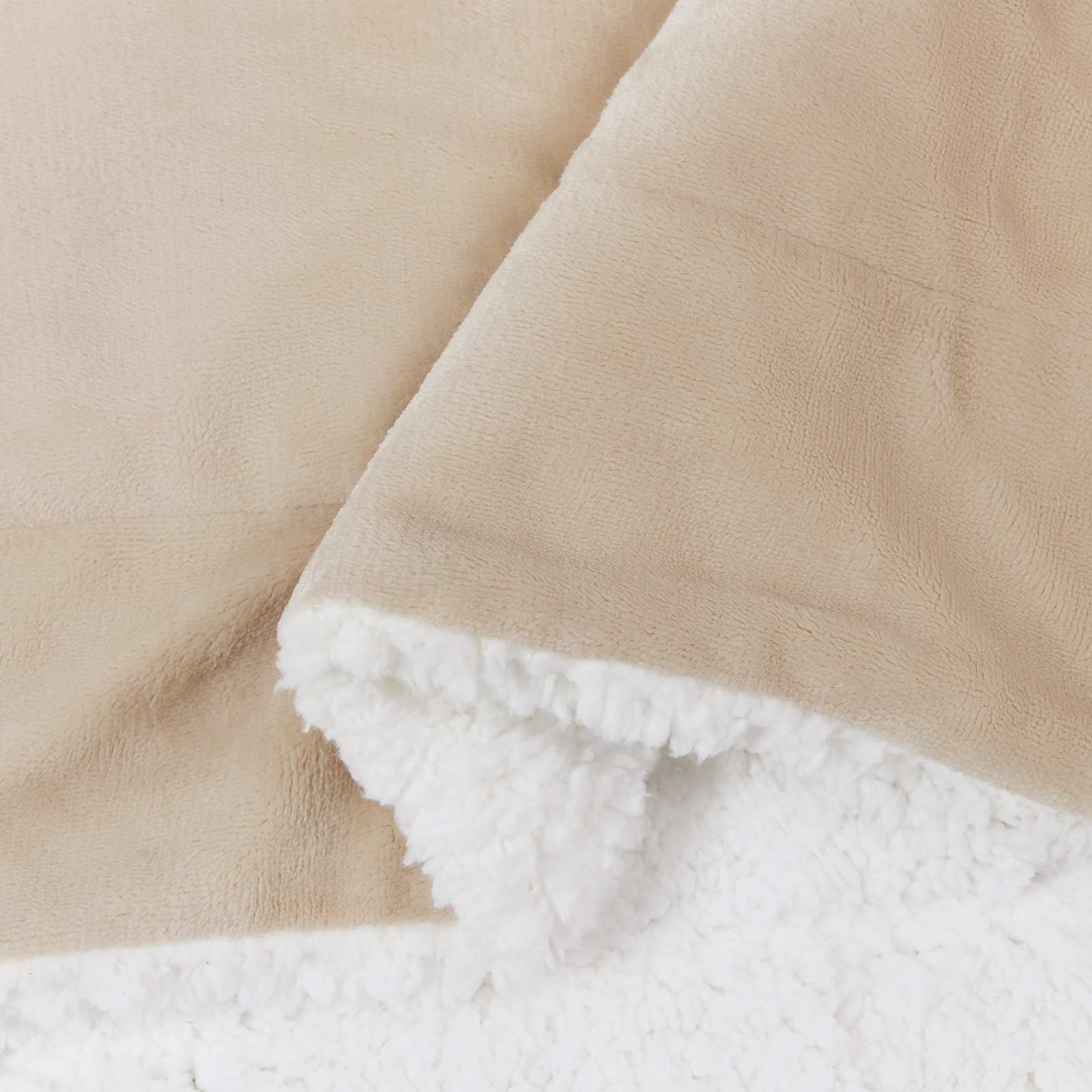 Wohndecke Beige 150 x 200 cm 1.64 kg Fleece