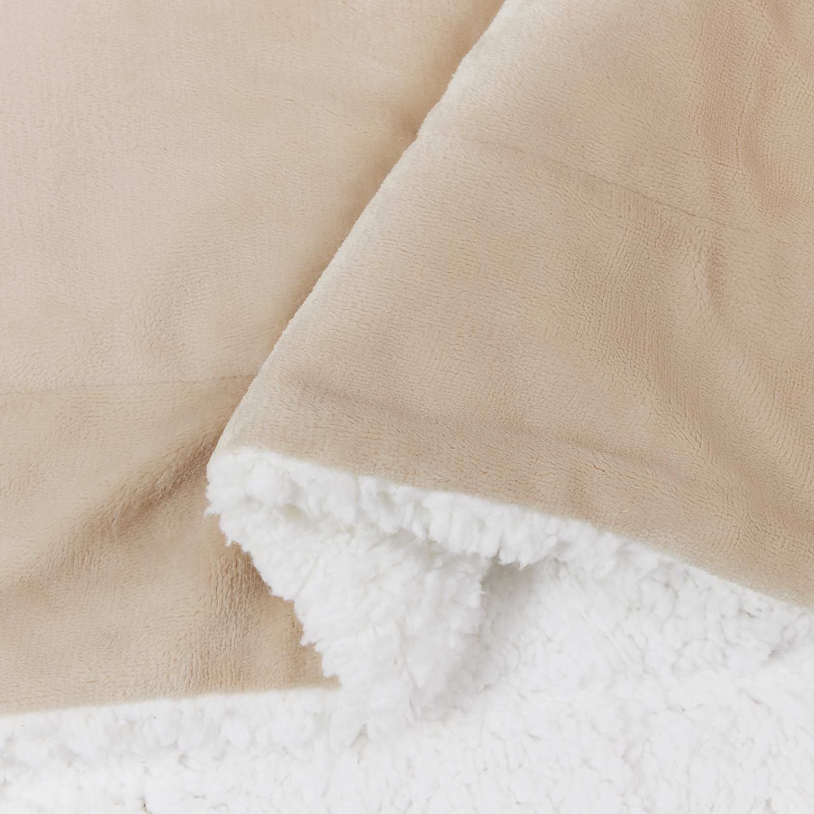 Wohndecke Beige 150 x 200 cm 1.64 kg Fleece