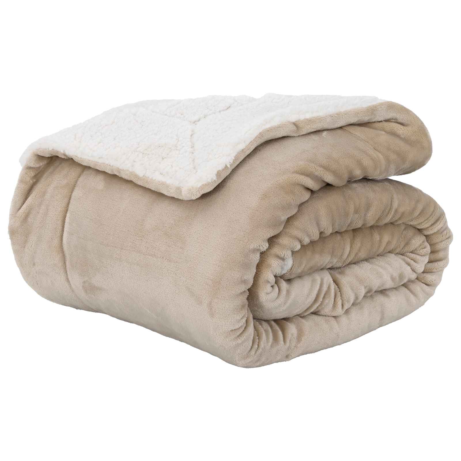 Wohndecke Beige 220 x 240 cm 2.67 kg Fleece
