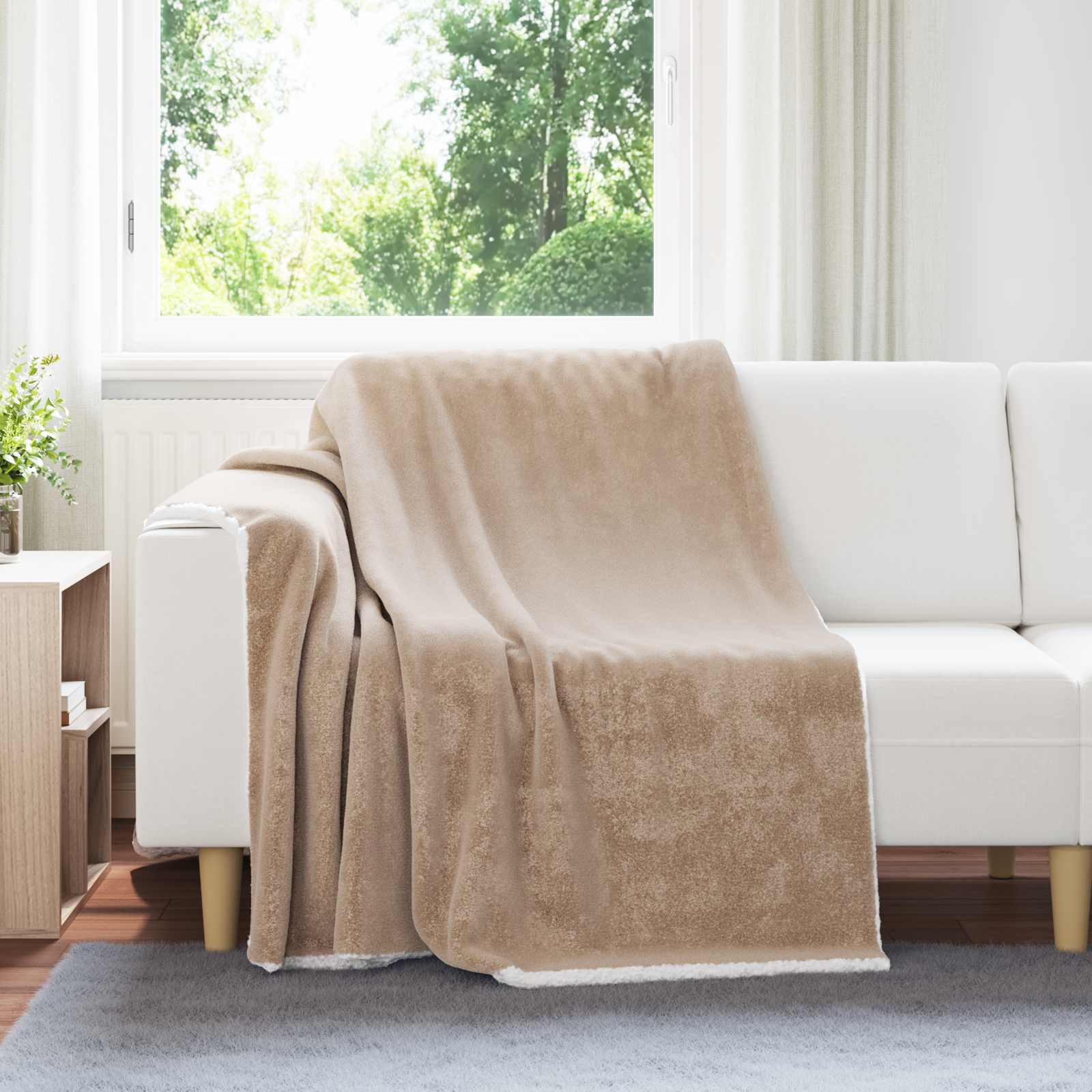 Wohndecke Kamel 150 x 200 cm 1.64 kg Fleece