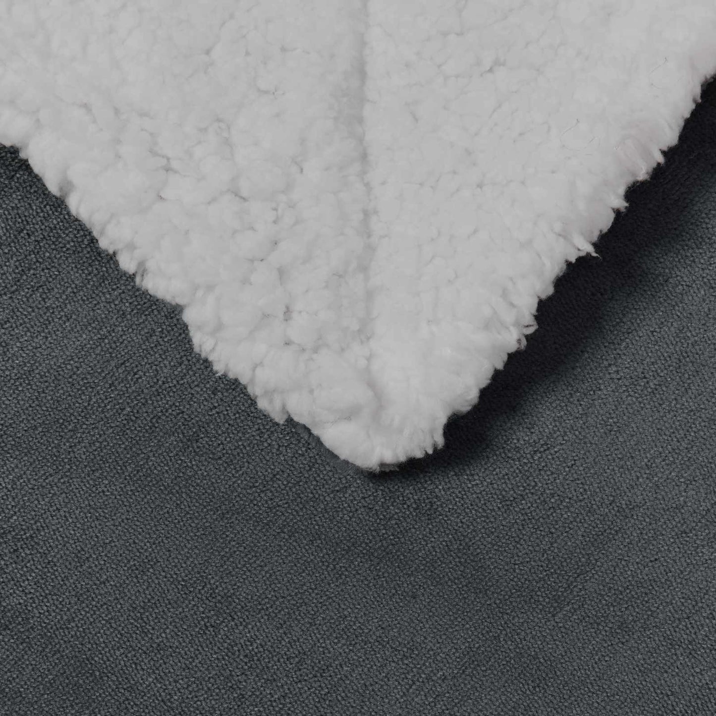 Wohndecke Dunkelgrau 240 x 270 cm 3.17 kg Fleece