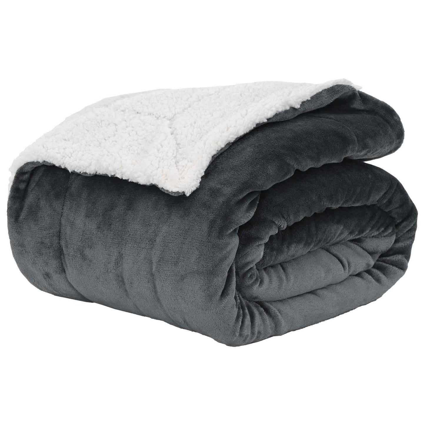 Wohndecke Dunkelgrau 240 x 270 cm 3.17 kg Fleece