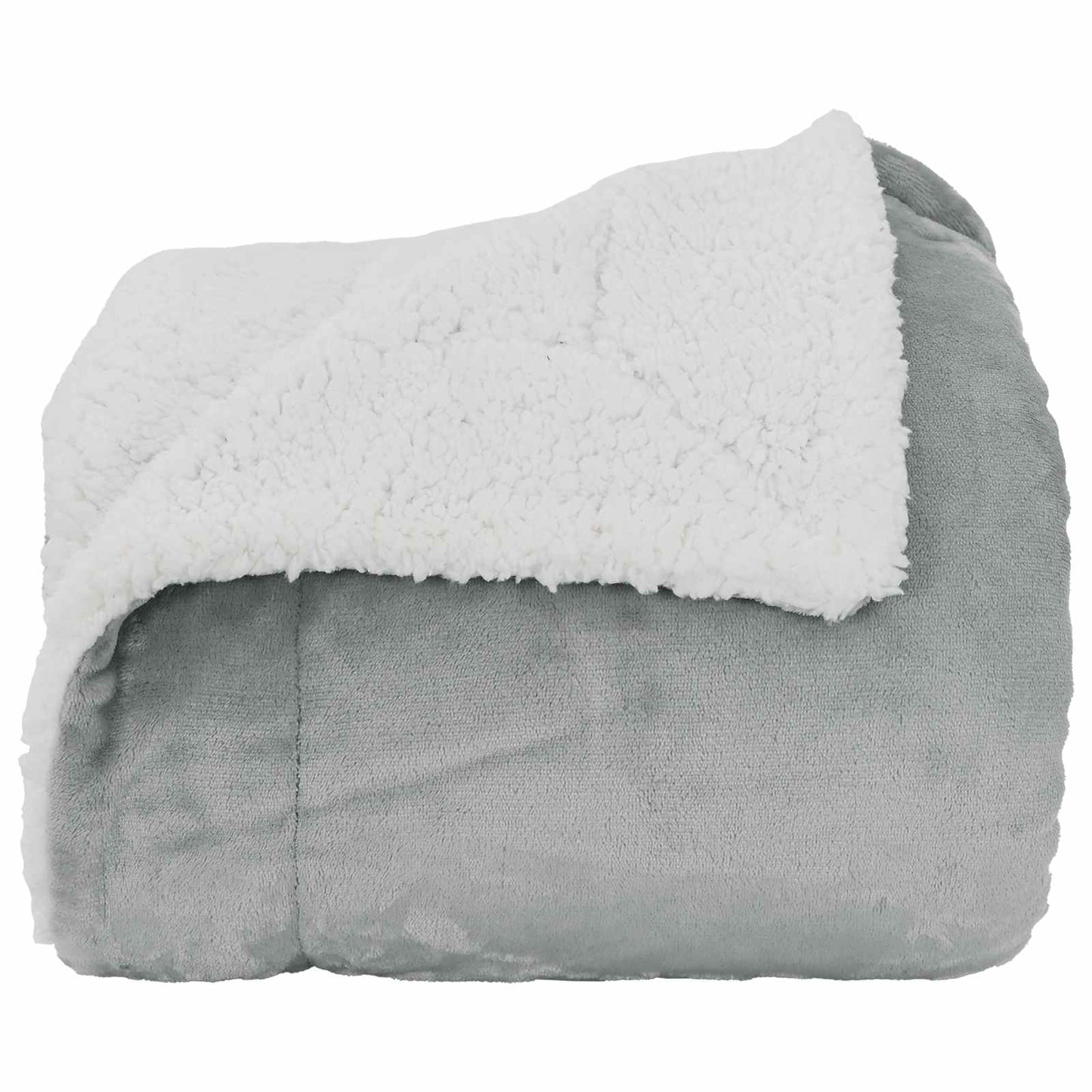 Wohndecke Grau 220 x 240 cm 2.67 kg Fleece