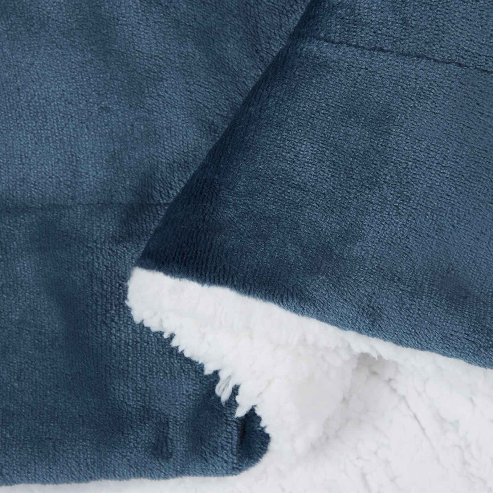 Wohndecke Marineblau 220 x 240 cm 2.67 kg Fleece