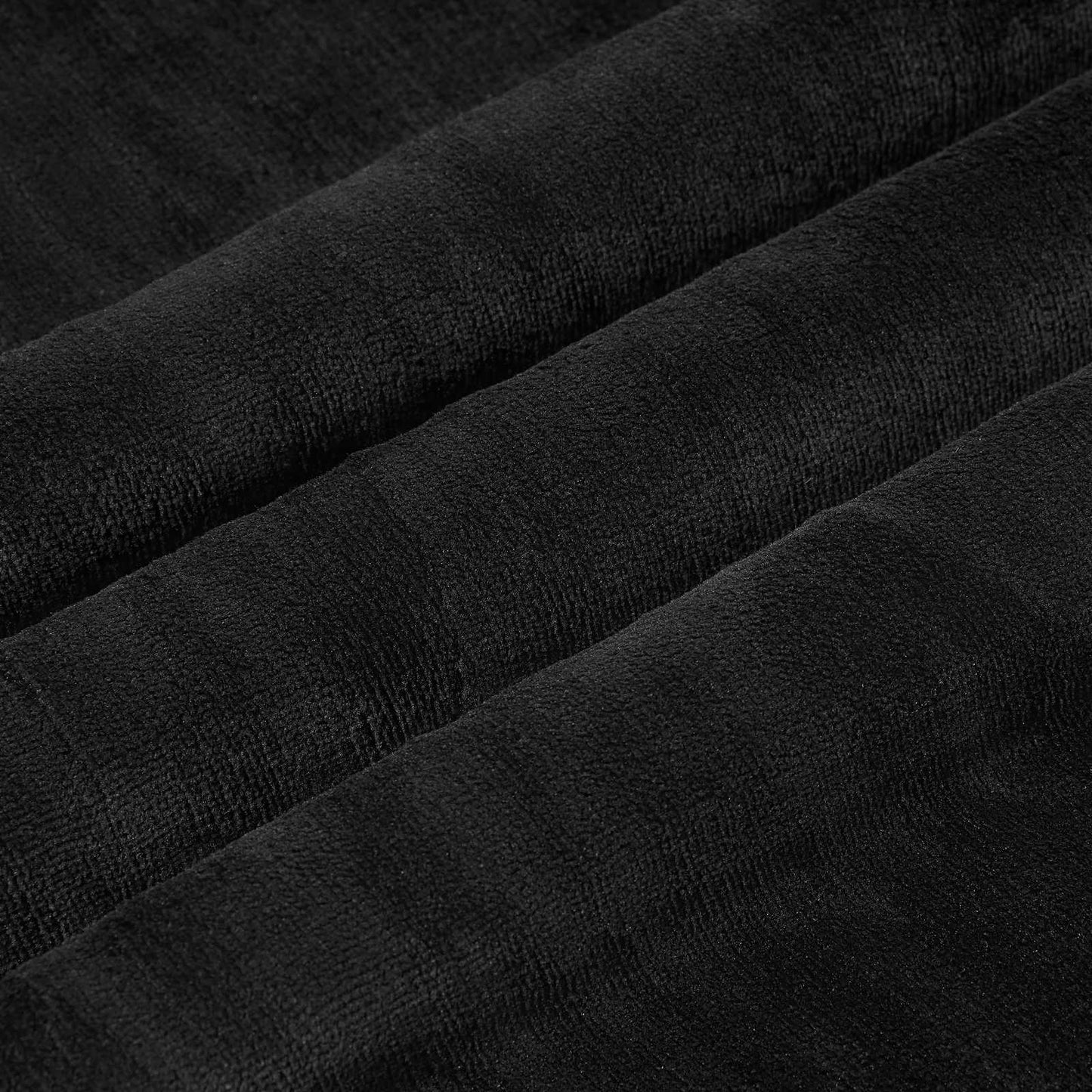 Wohndecke Schwarz 150 x 200 cm 1.64 kg Fleece