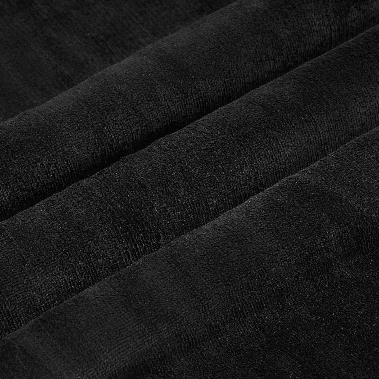 Wohndecke Schwarz 150 x 200 cm 1.64 kg Fleece
