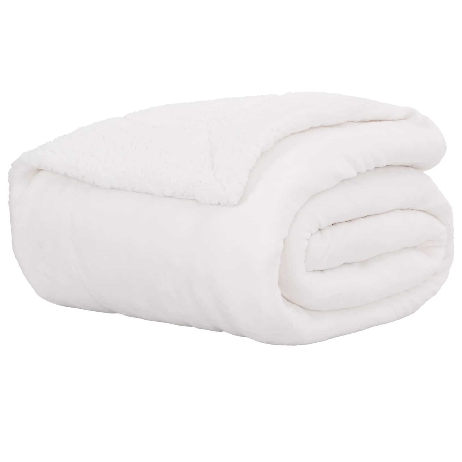 Wohndecke Weiß 240 x 270 cm 3.17 kg Fleece
