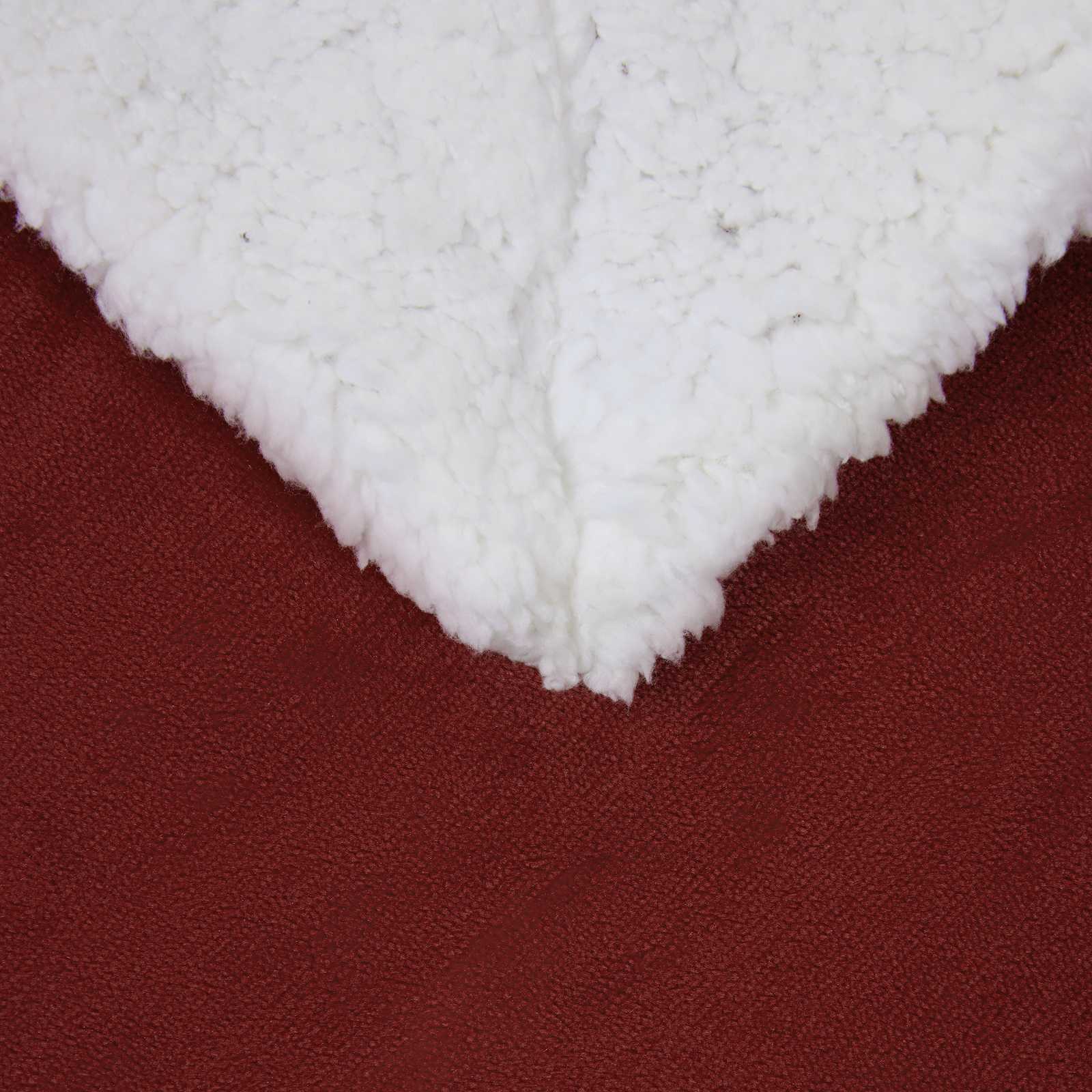 Wohndecke Bordeauxrot 240 x 270 cm 3.17 kg Fleece