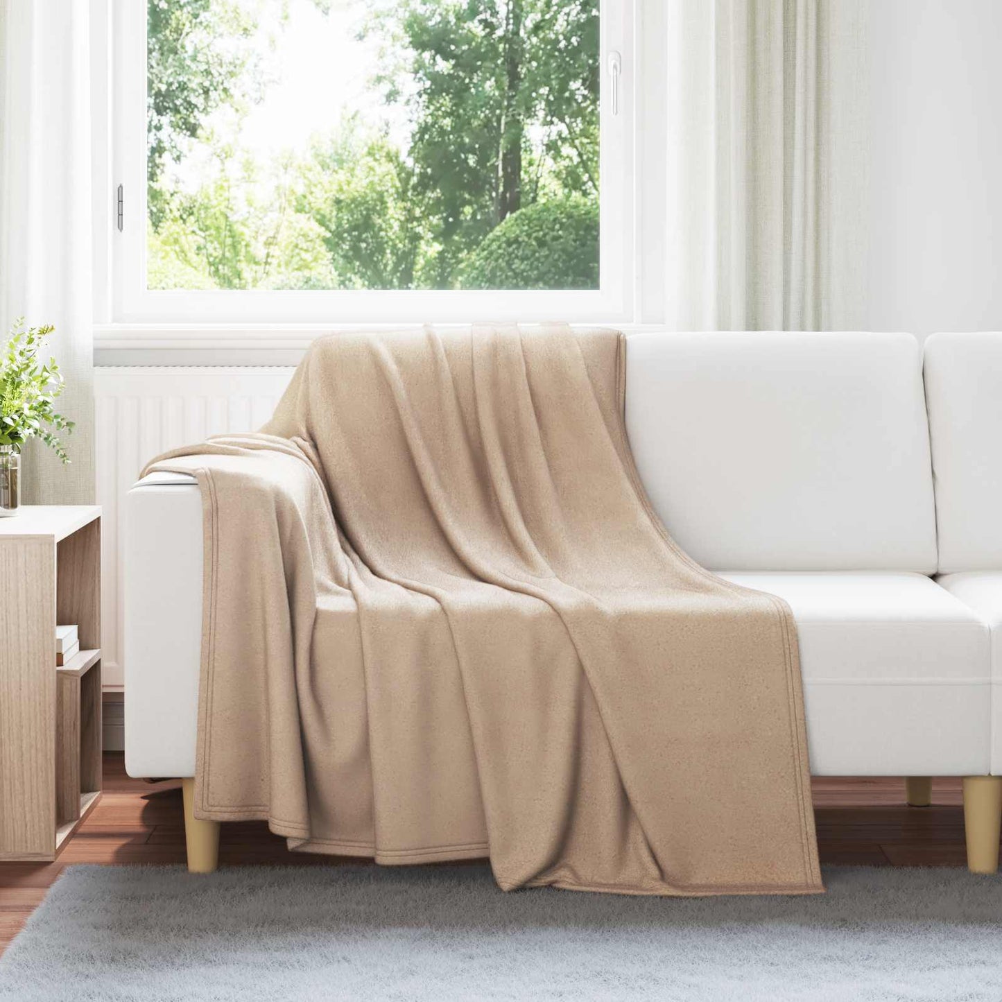 Wohndecke Kamel 200 x 150 cm 0.45 kg Fleece