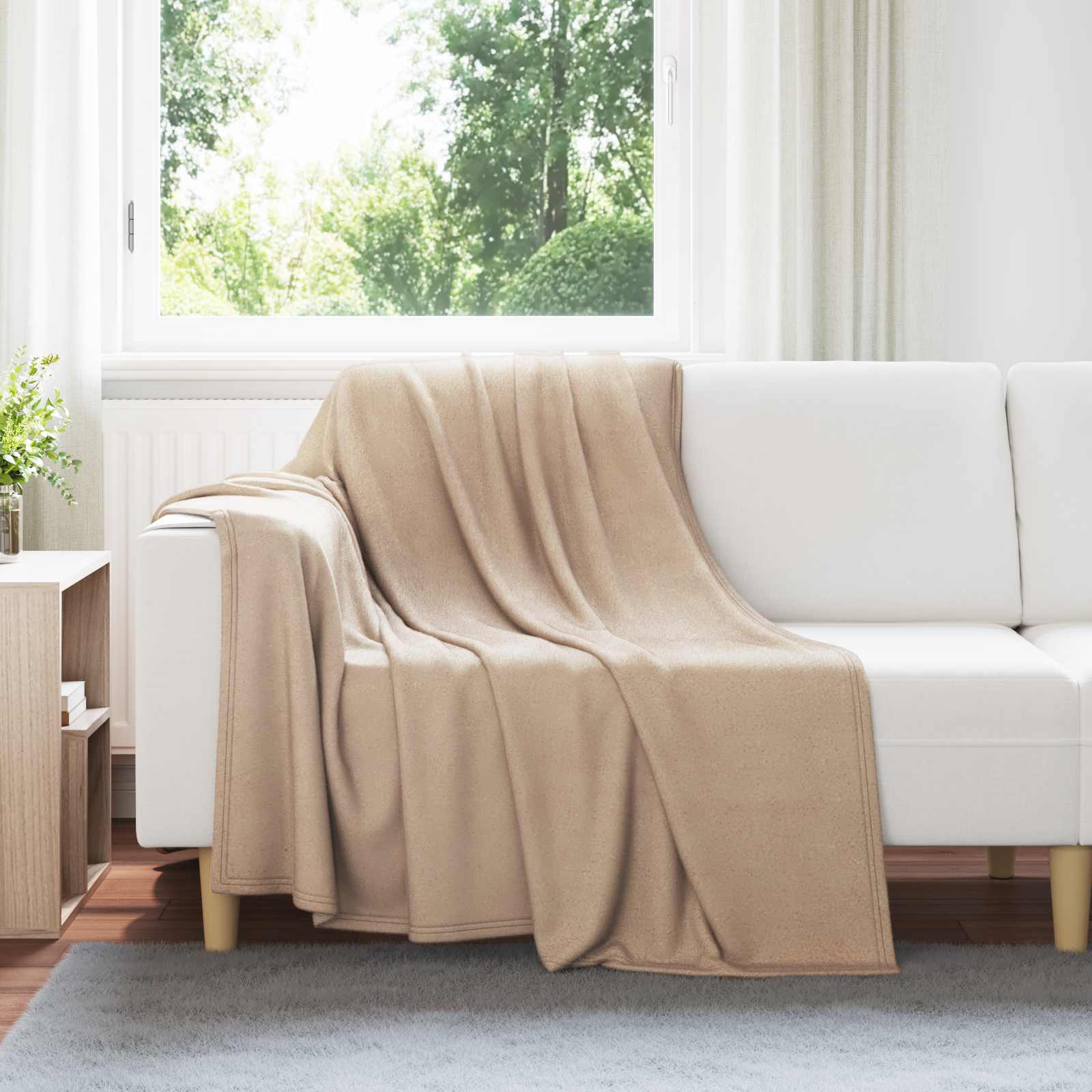 Wohndecke Kamel 200 x 150 cm 0.45 kg Fleece