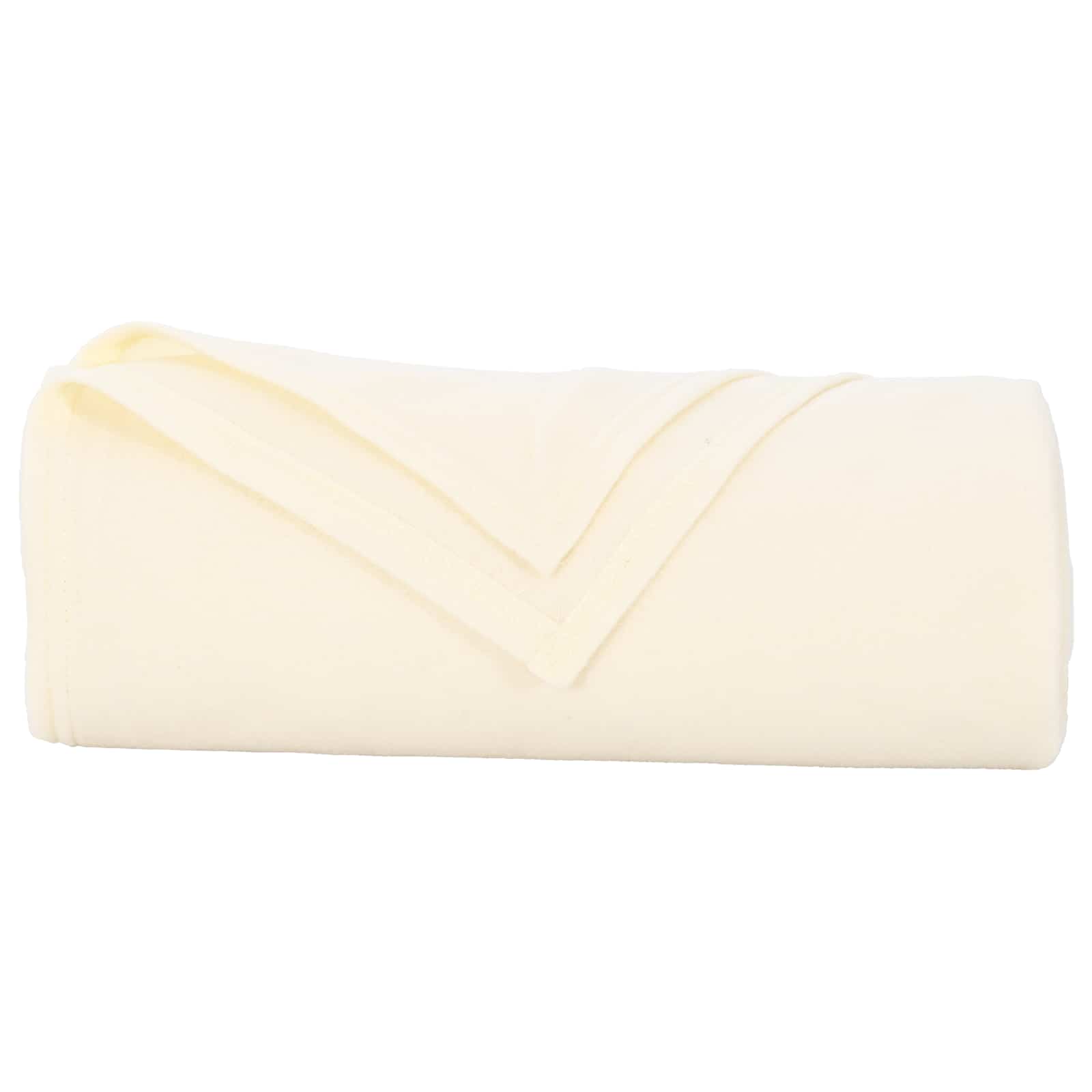 Wohndecke Creme 170 x 130 cm 0.31 kg Fleece