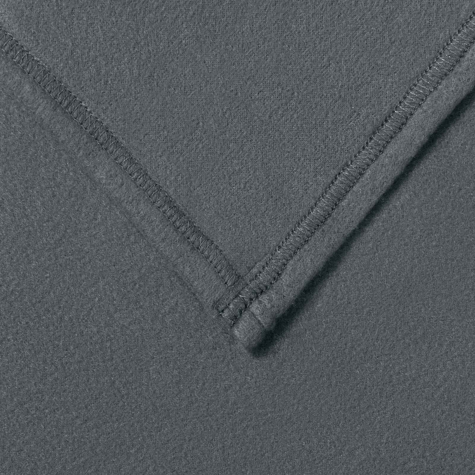 Wohndecken 6 stk. Dunkelgrau 240 x 220 cm 4.44 kg Fleece