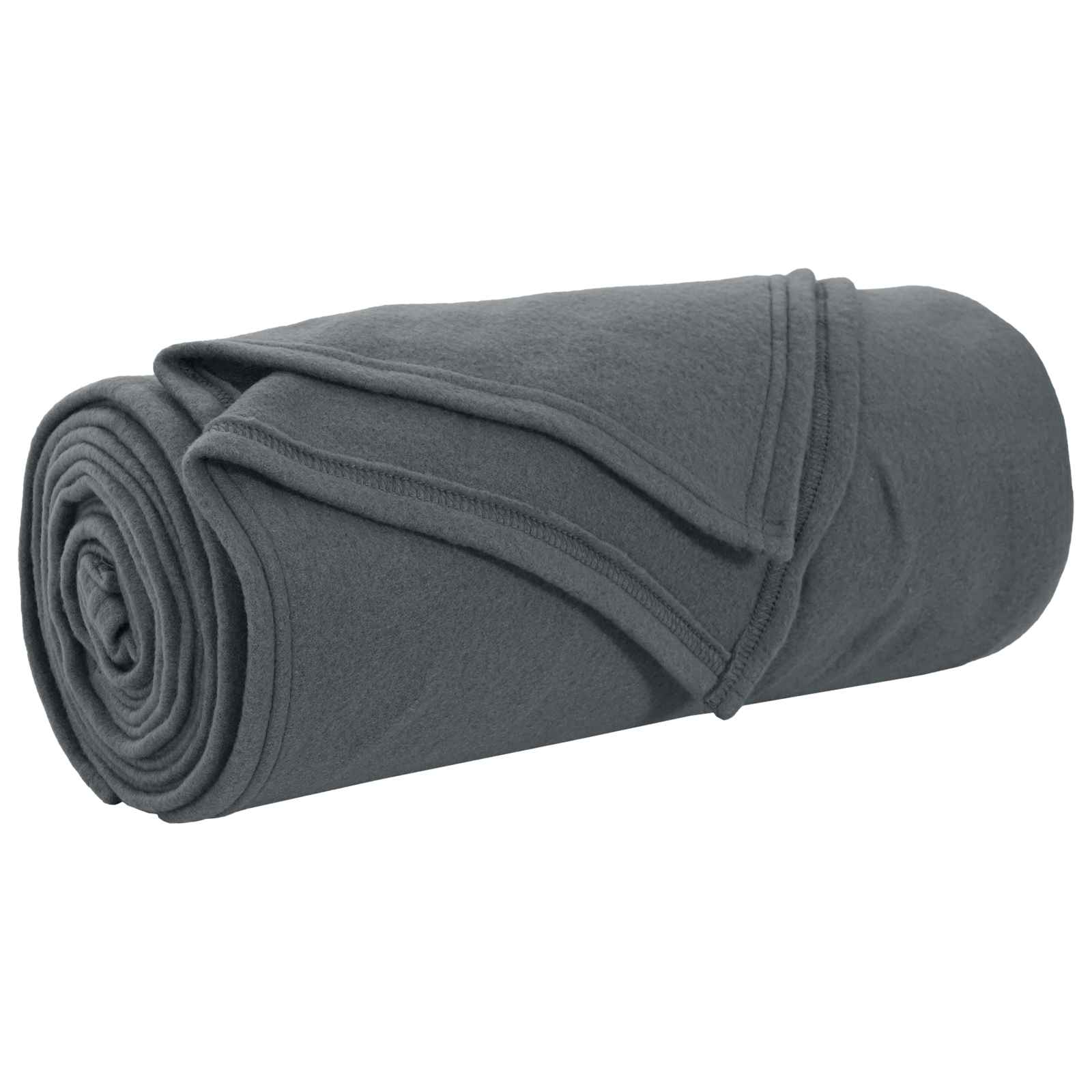 Wohndecken 6 stk. Dunkelgrau 240 x 220 cm 4.44 kg Fleece