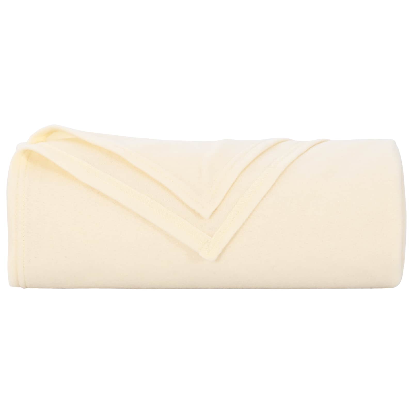Wohndecke Creme 210 x 140 cm 0.41 kg Fleece
