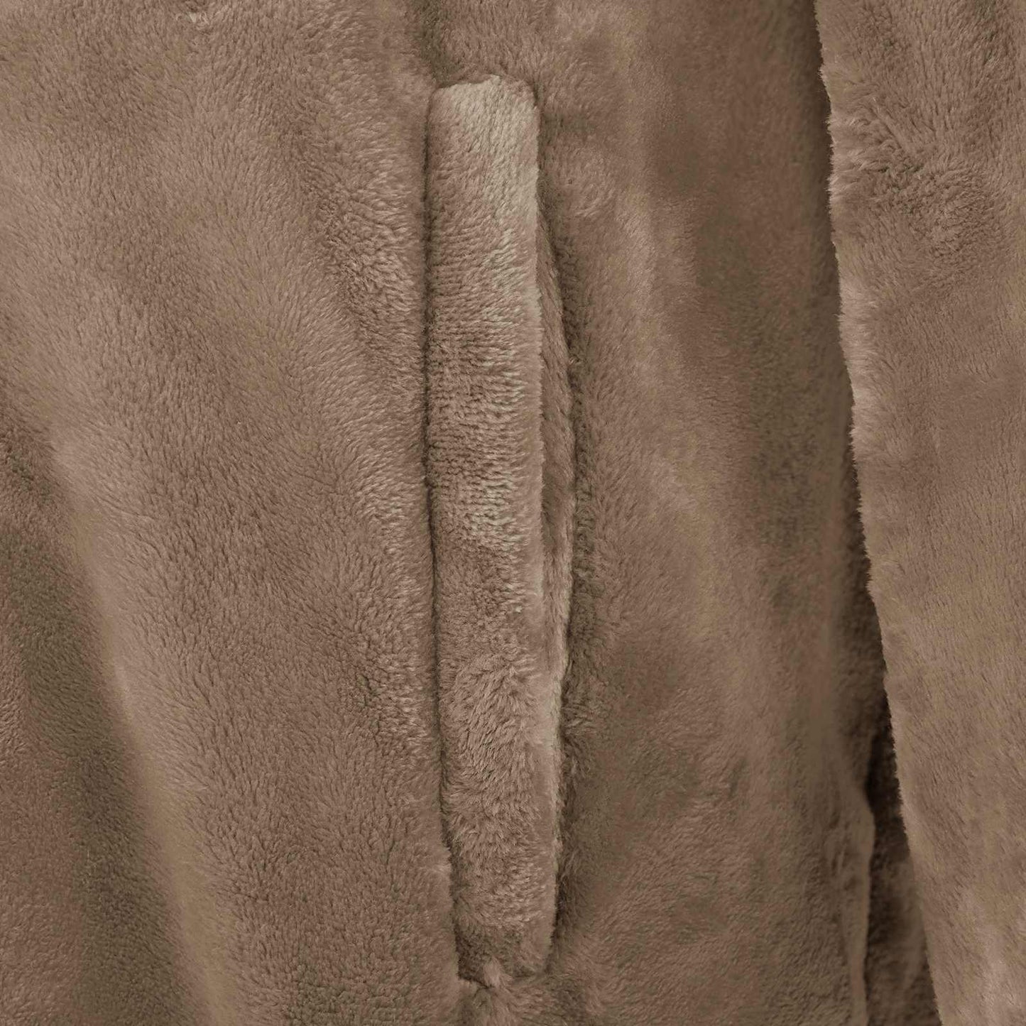 Decken-Hoodie Kamel S Flanell