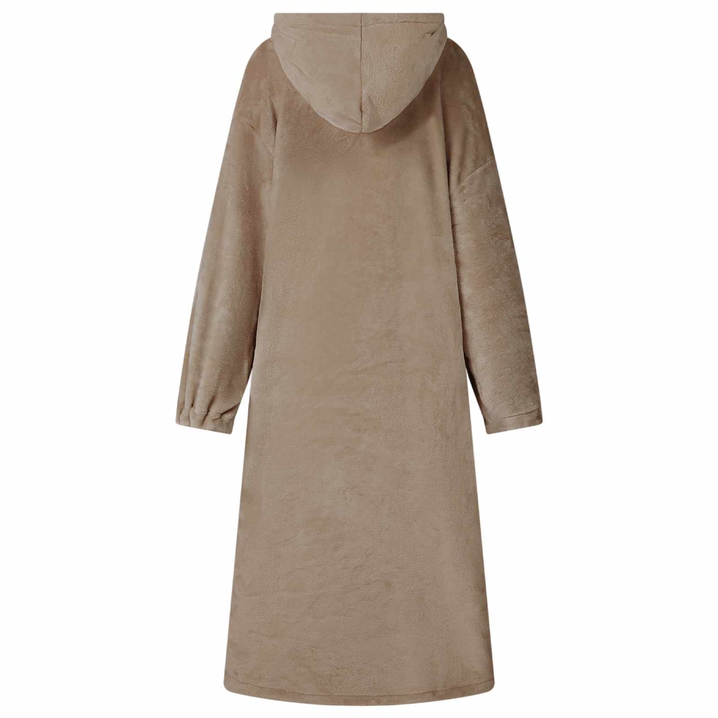 Decken-Hoodie Kamel S Flanell
