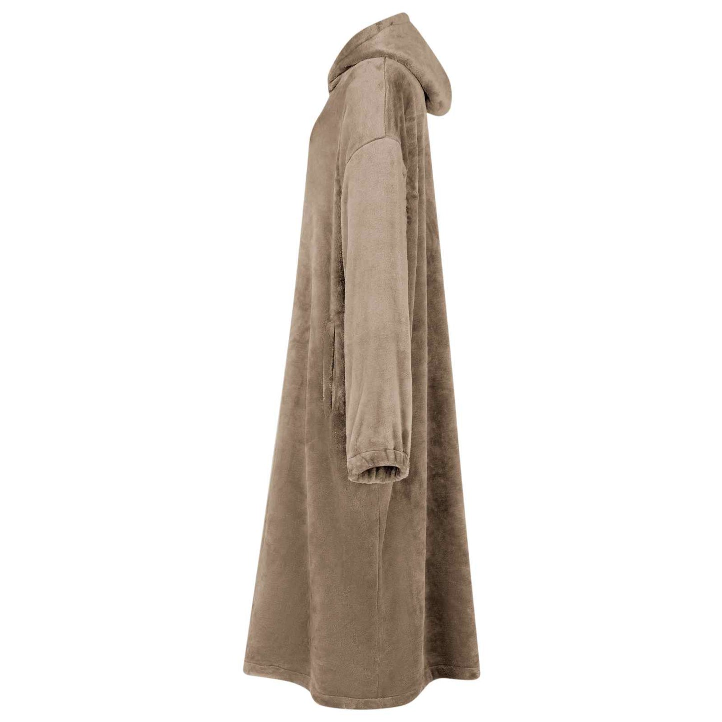 Decken-Hoodie Kamel S Flanell