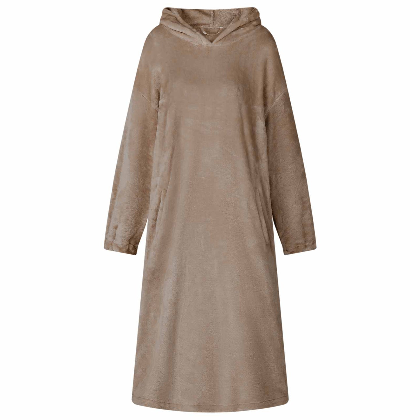 Decken-Hoodie Kamel M Flanell