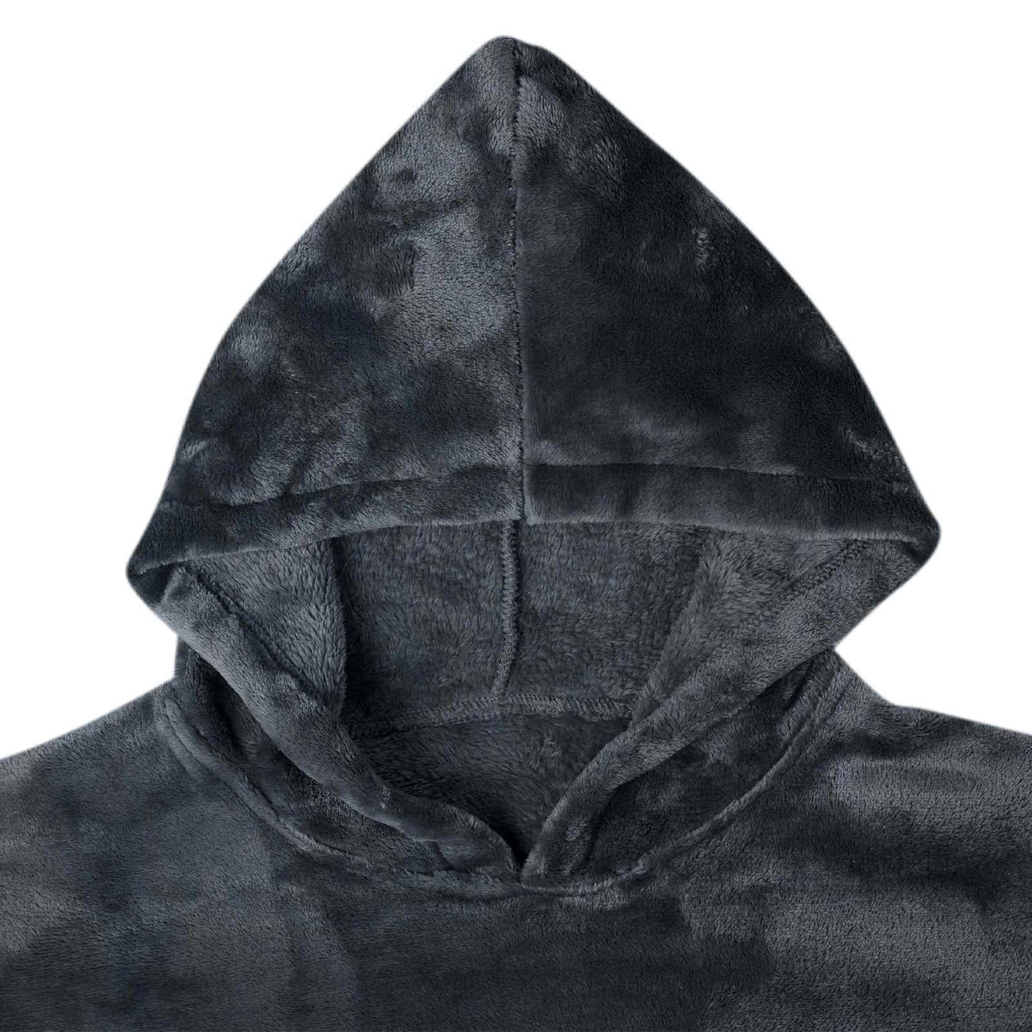 Decken-Hoodie Marineblau S Flanell