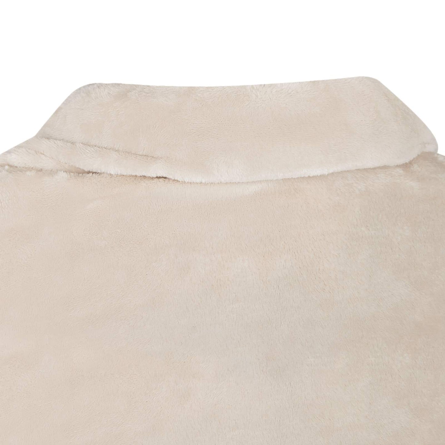 Decken-Hoodie Beige F Flanell