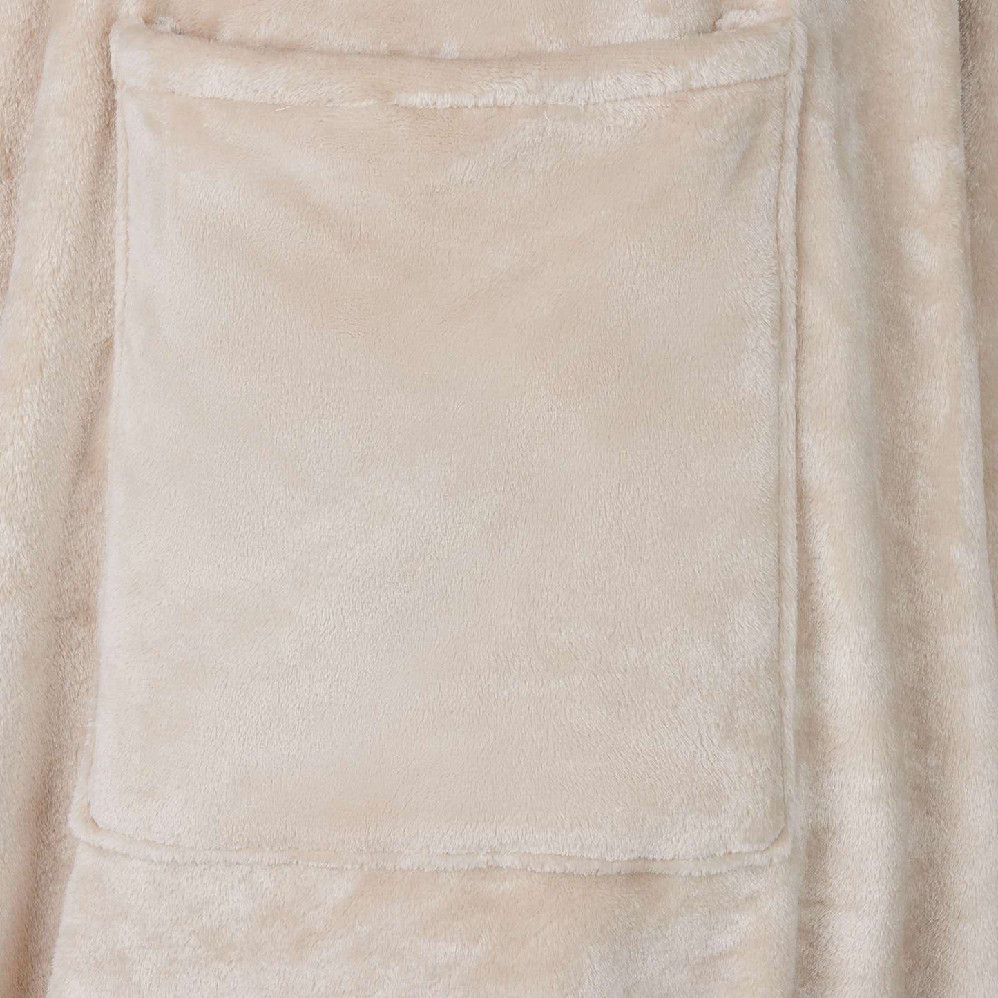 Decken-Hoodie Beige F Flanell