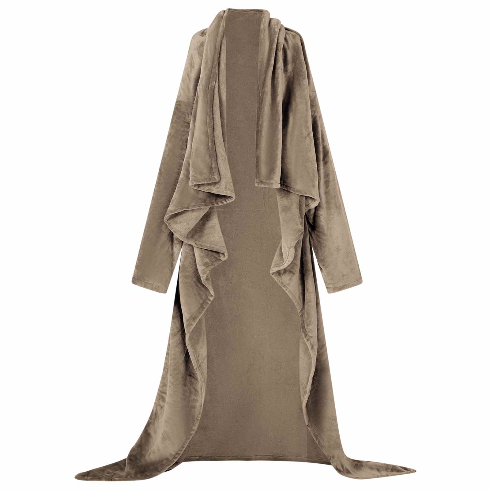 Decken-Hoodie Kamel F Flanell