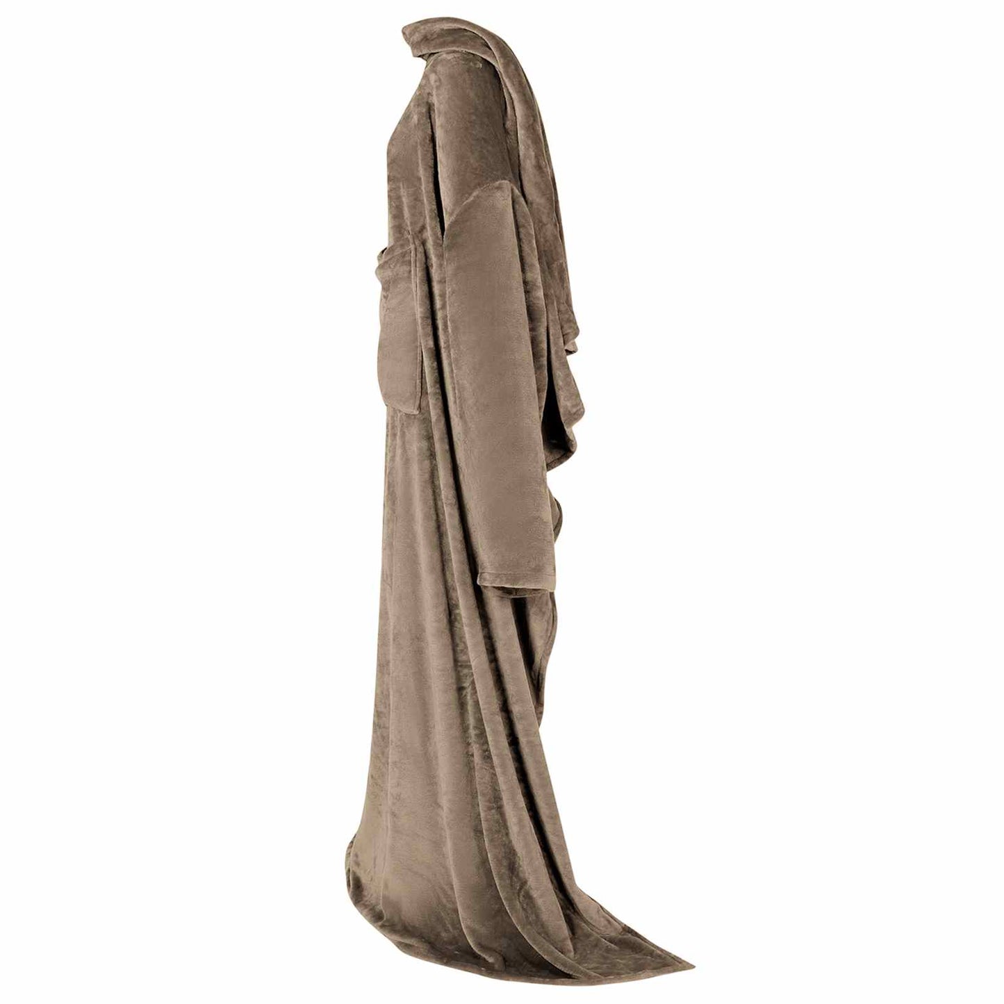 Decken-Hoodie Kamel F Flanell