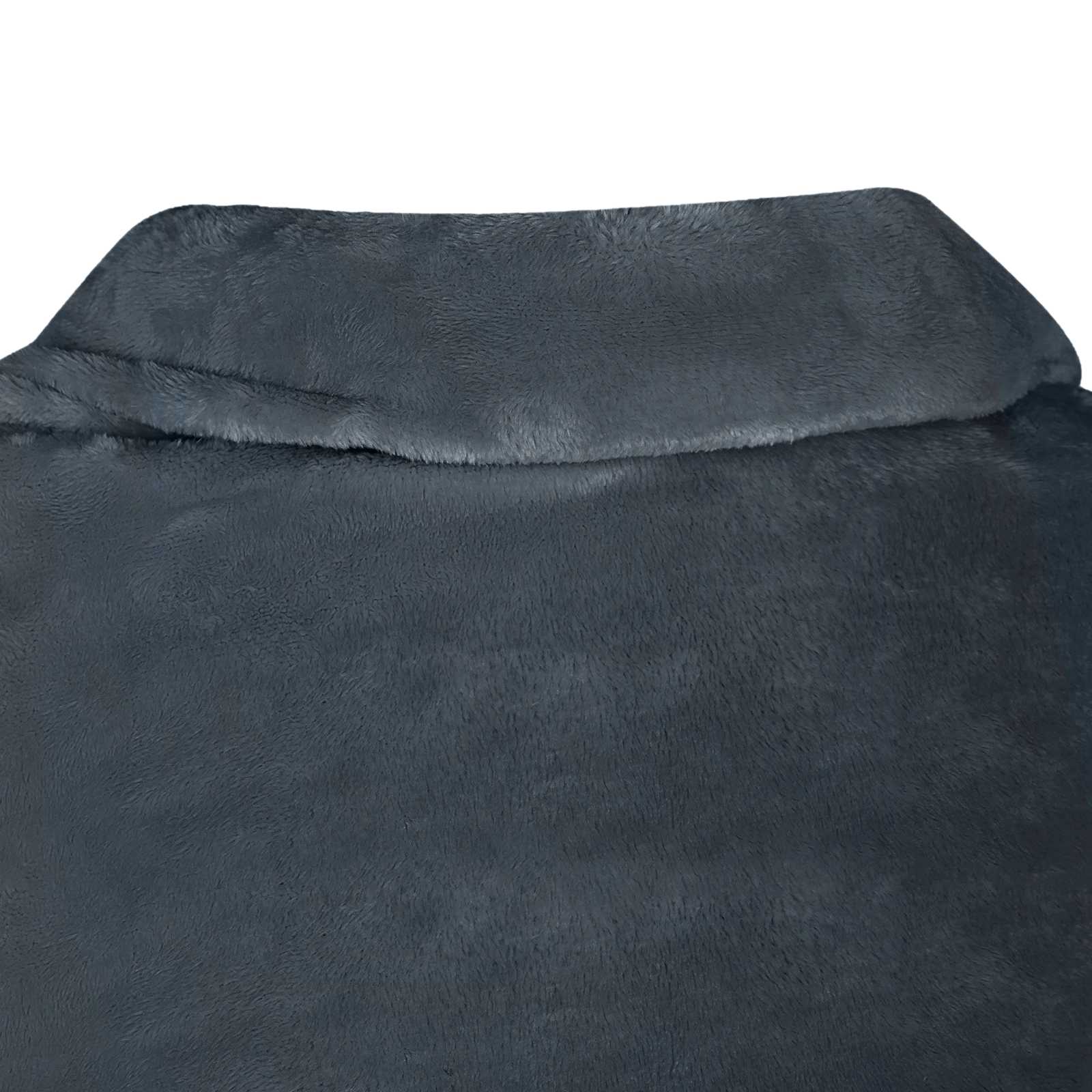 Decken-Hoodie Marineblau F Flanell