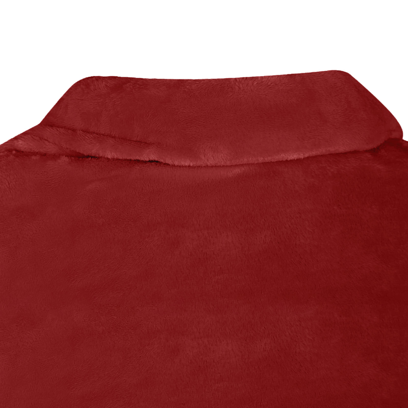 Decken-Hoodie Bordeauxrot F Flanell