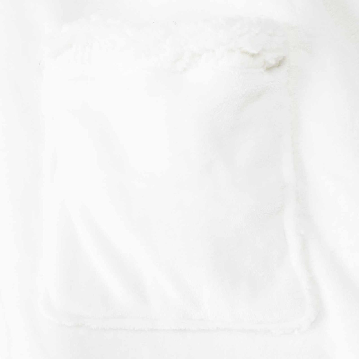 Decken-Hoodie Weiß L Fleece und Flanell