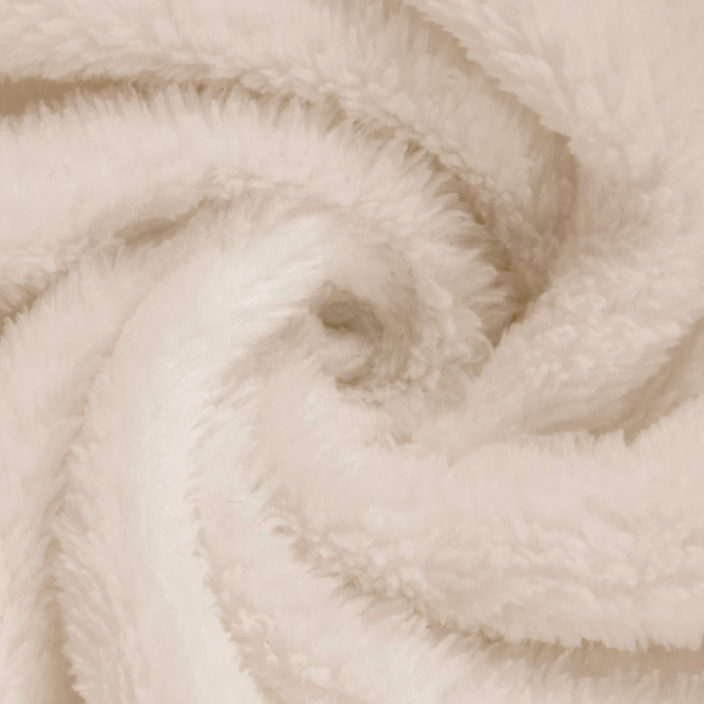 Bademantel ohne Kapuze Beige XXL Flanell
