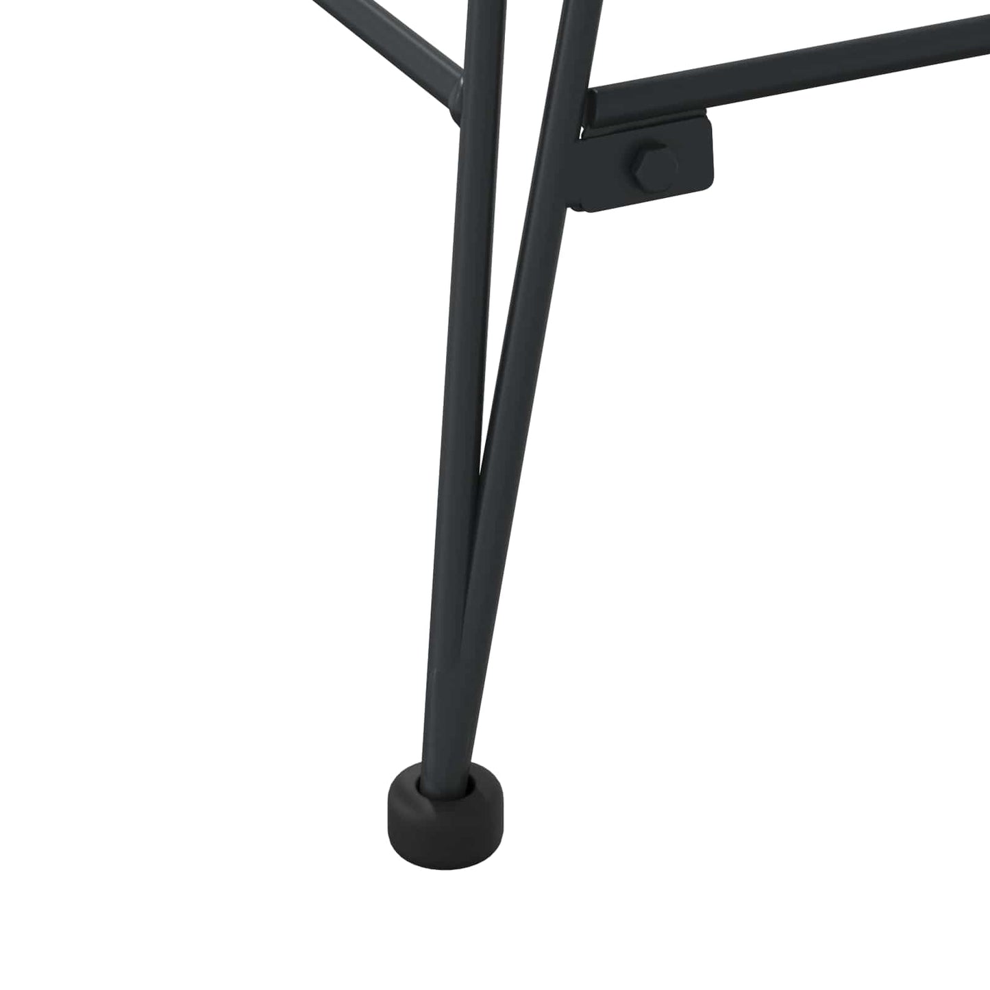 Esszimmerstuhl 2 stk. Rattan und Eisen Natur