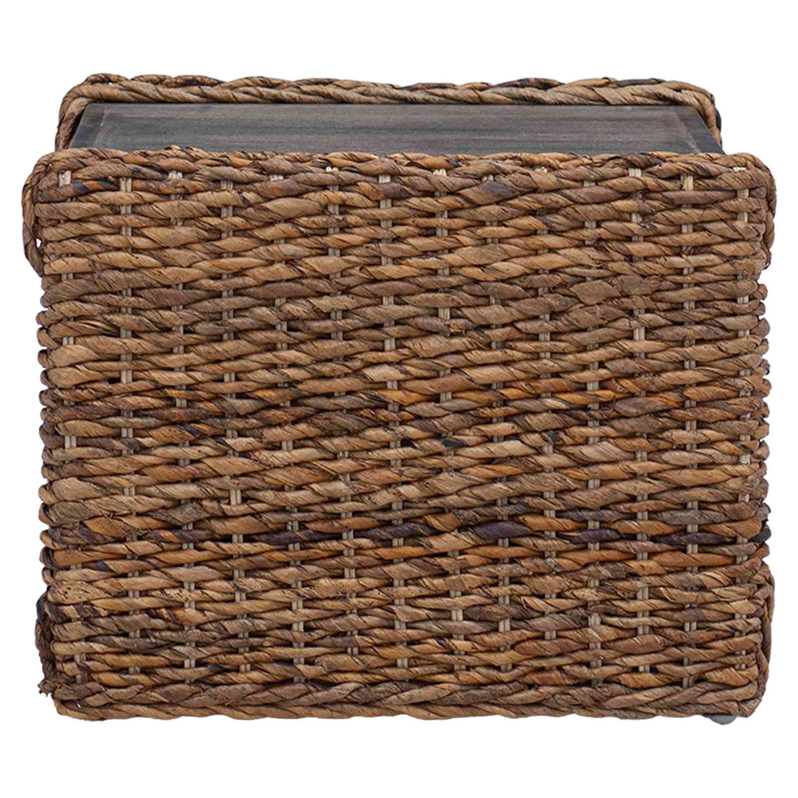 Couchtisch Natur 45 x 45 x 45 cm Massives Mahagoni Holz