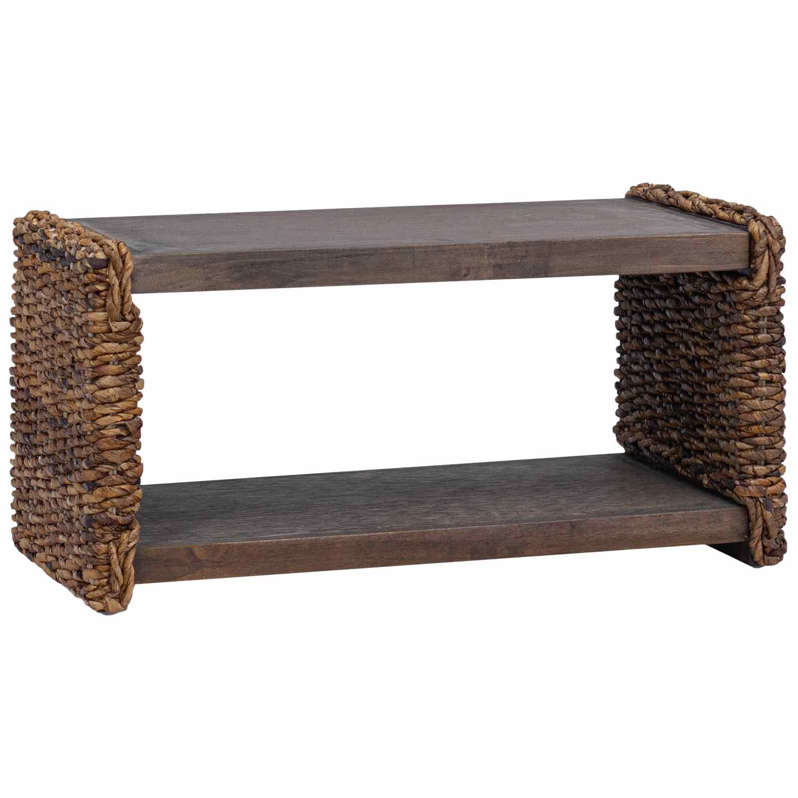 Couchtisch Natur 70 x 35 x 35 cm Massives Mahagoni Holz