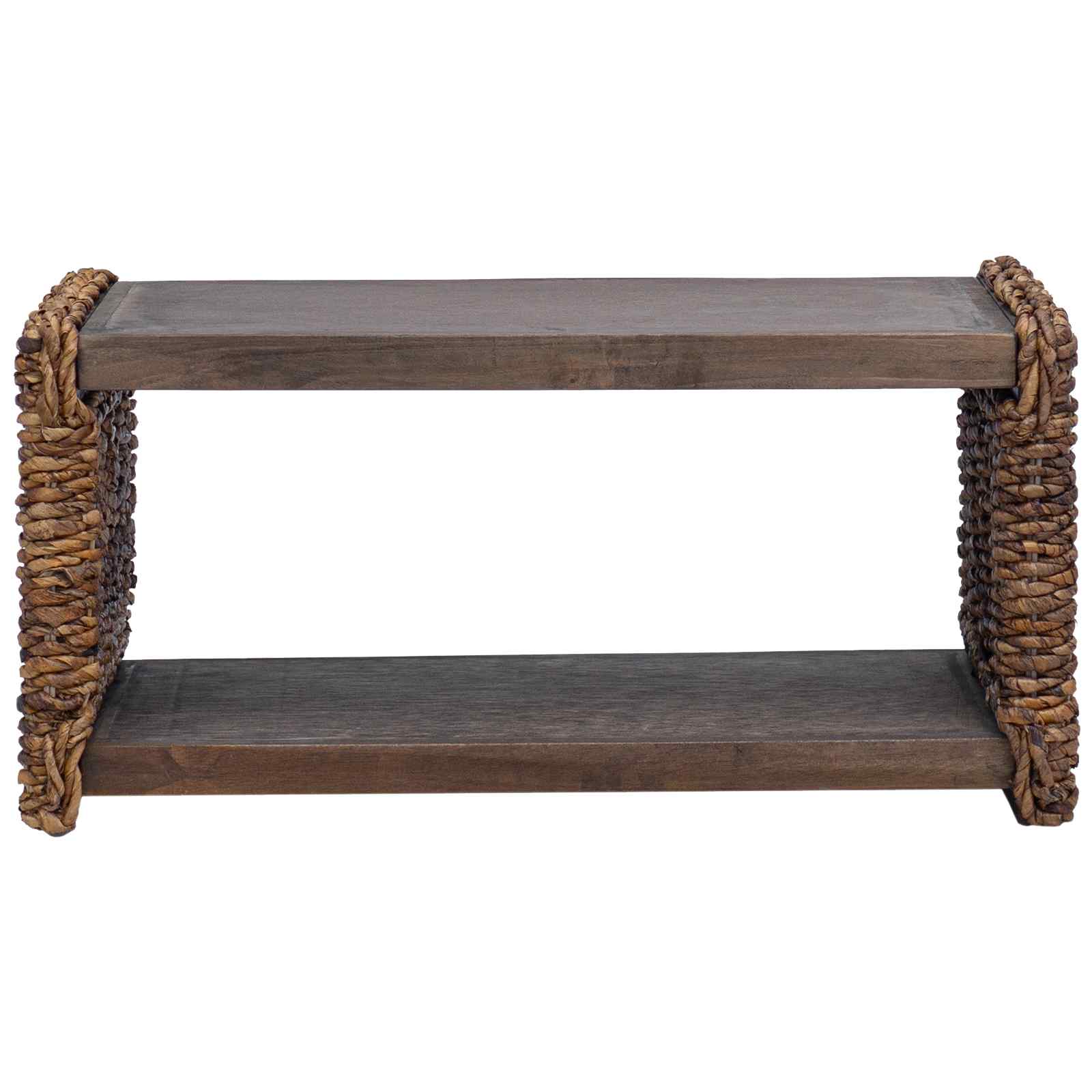 Couchtisch Natur 70 x 35 x 35 cm Massives Mahagoni Holz