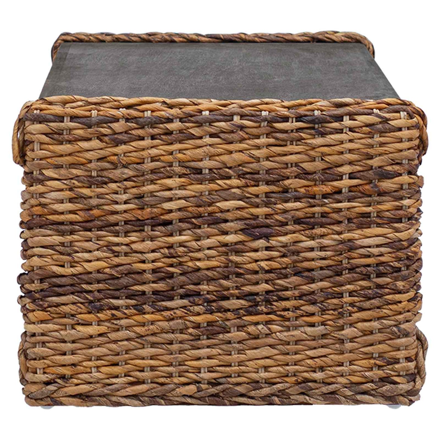 Couchtisch Natur 90 x 45 x 35 cm Massives Mahagoni Holz