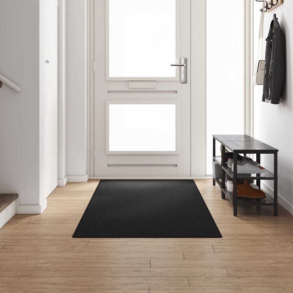 Teppichläufer Anthrazit 100 x 300 cm 100% Polypropylen