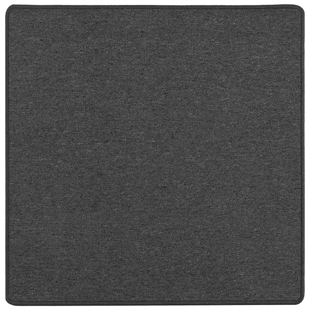 Teppichläufer Dunkelgrau 100 x 100 cm 100% Polypropylen