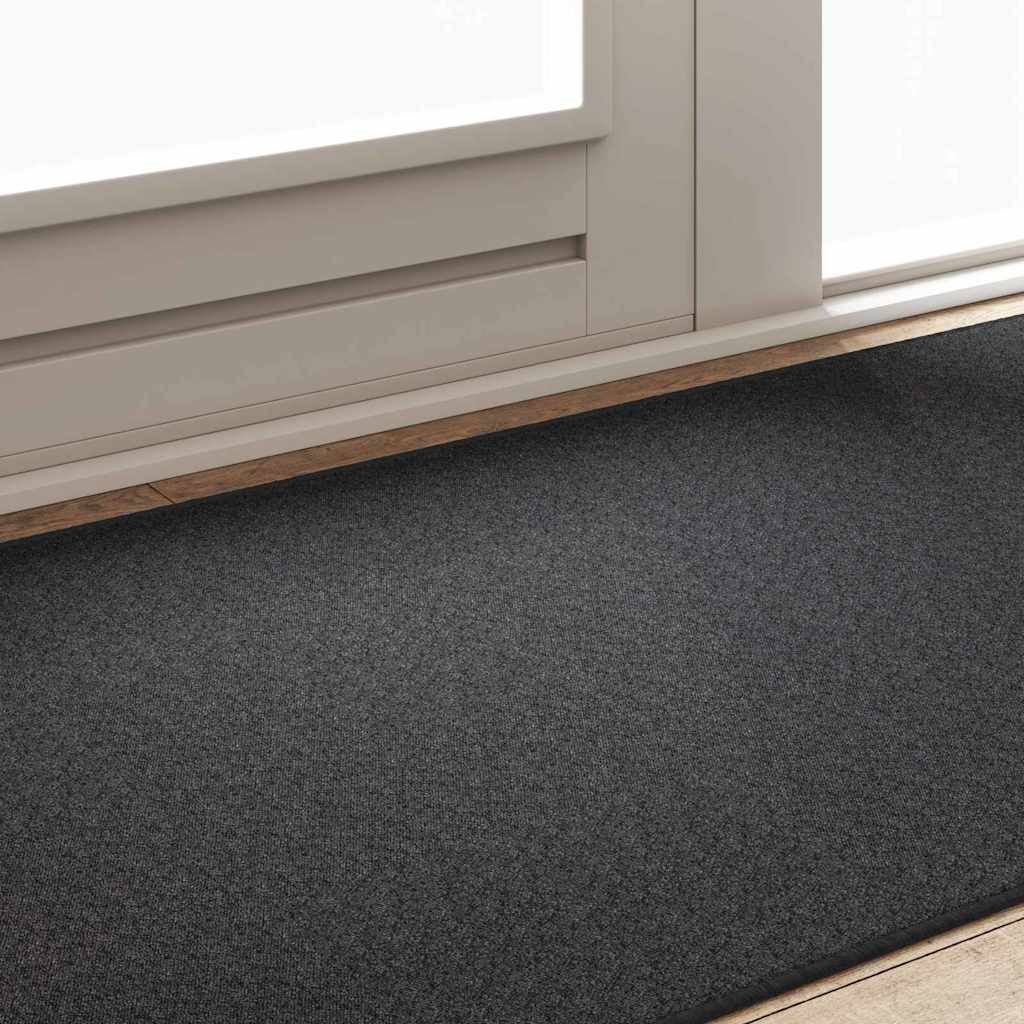 Teppichläufer Dunkelgrau 100 x 200 cm 100% Polypropylen