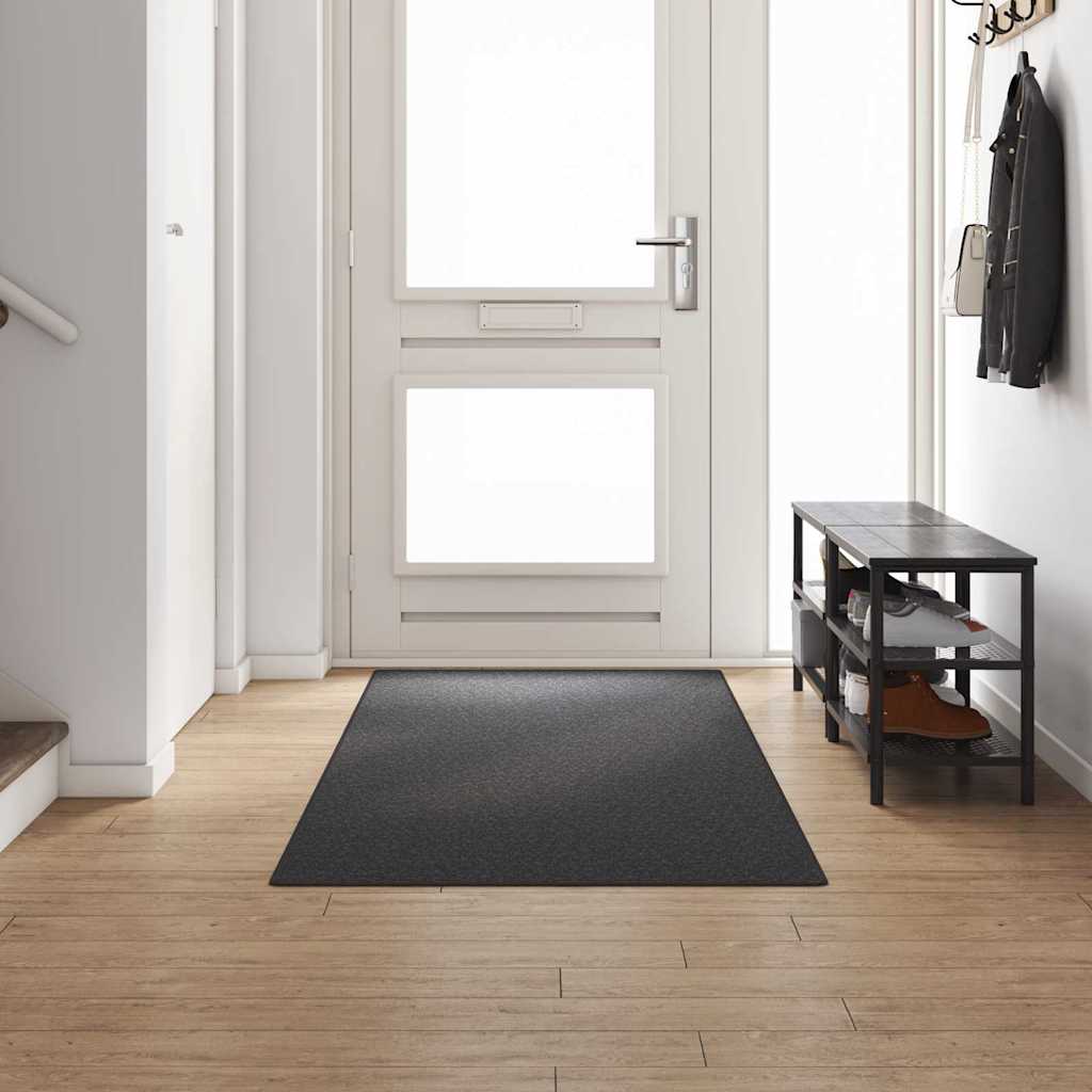 Teppichläufer Dunkelgrau 100 x 300 cm 100% Polypropylen