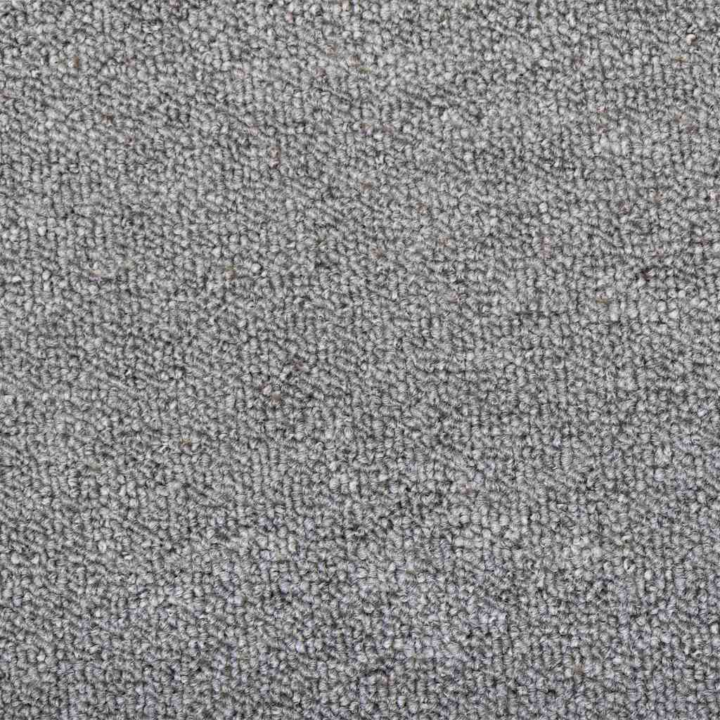 Teppichläufer Hellgrau 100 x 100 cm 100% Polypropylen
