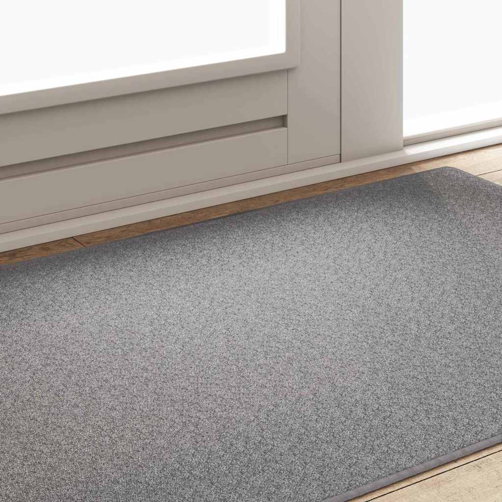 Teppichläufer Hellgrau 100 x 150 cm 100% Polypropylen
