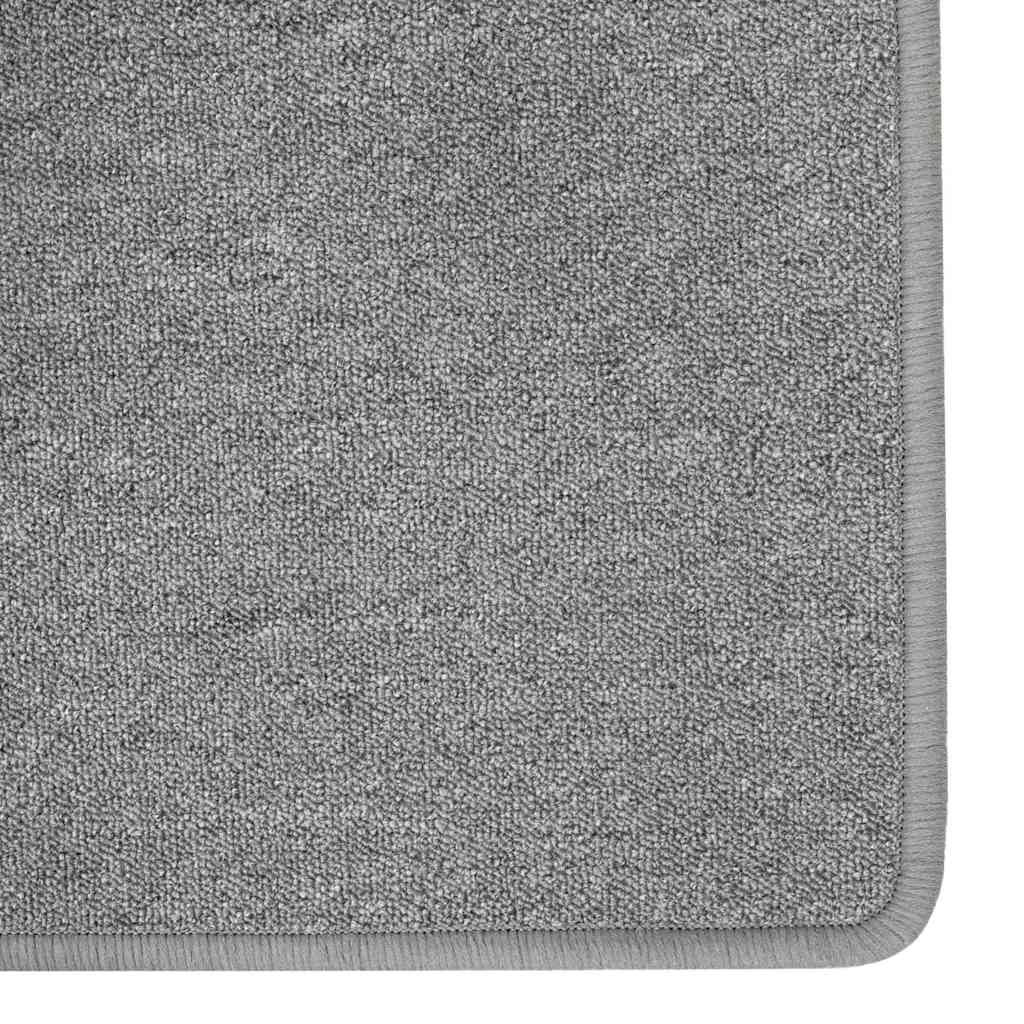 Teppichläufer Hellgrau 100 x 200 cm 100% Polypropylen