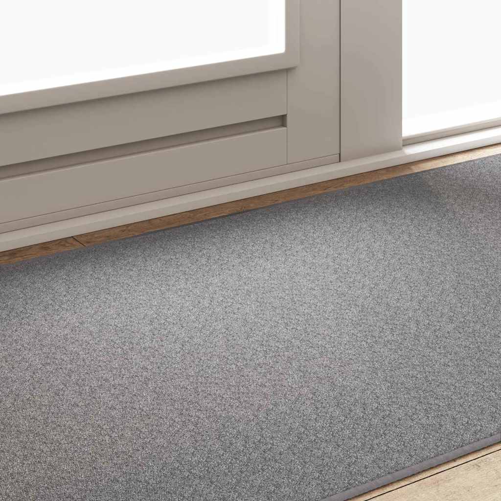 Teppichläufer Hellgrau 100 x 200 cm 100% Polypropylen