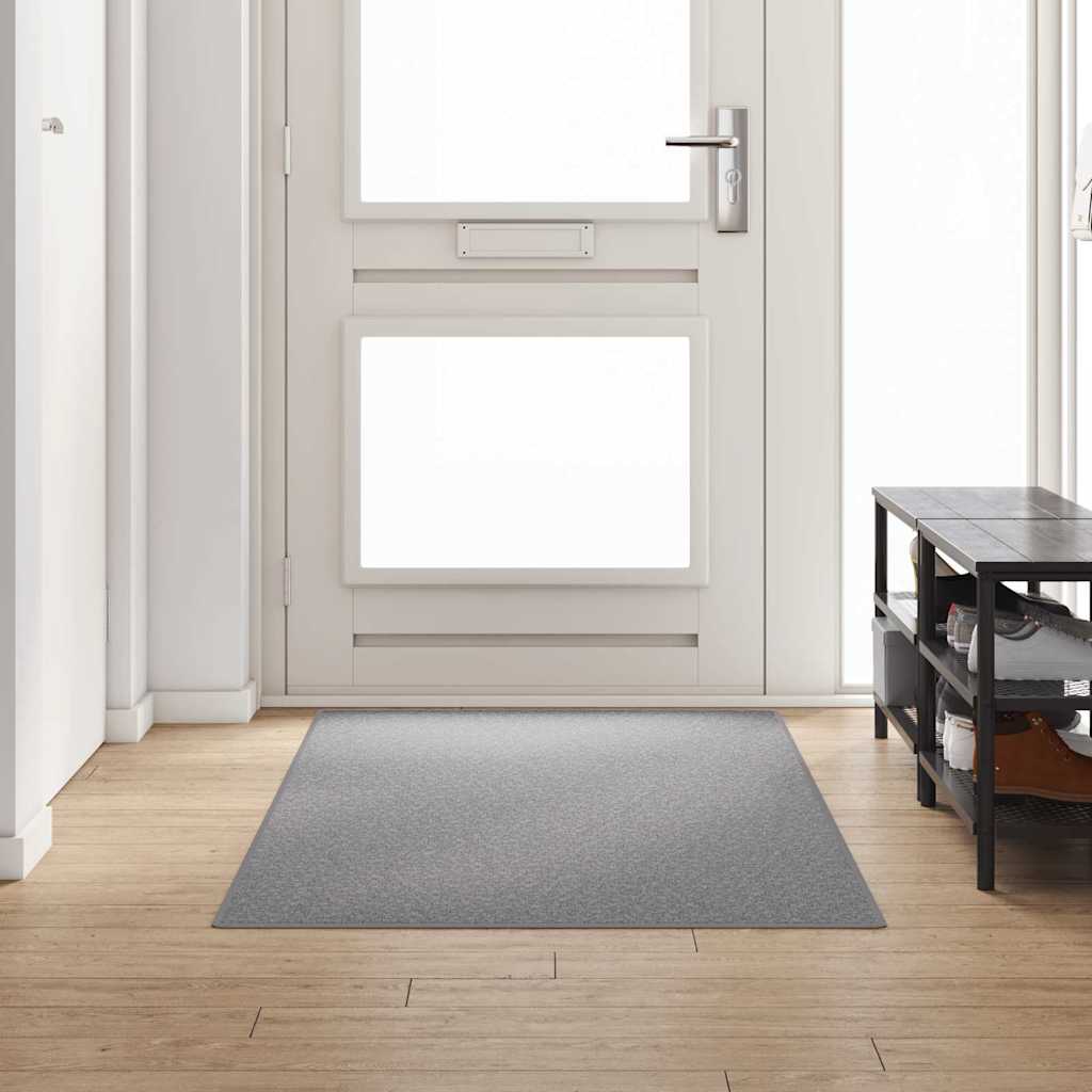 Teppichläufer Hellgrau 100 x 250 cm 100% Polypropylen