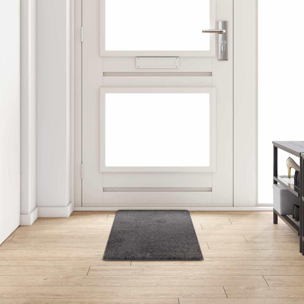 Teppichläufer Grau 50 x 150 cm 100% Polypropylen Tuft
